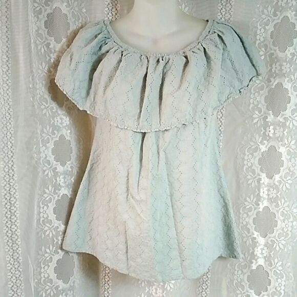 Knox Rose Women's Top Blouse Size M Embroidered - Picture 3 of 13